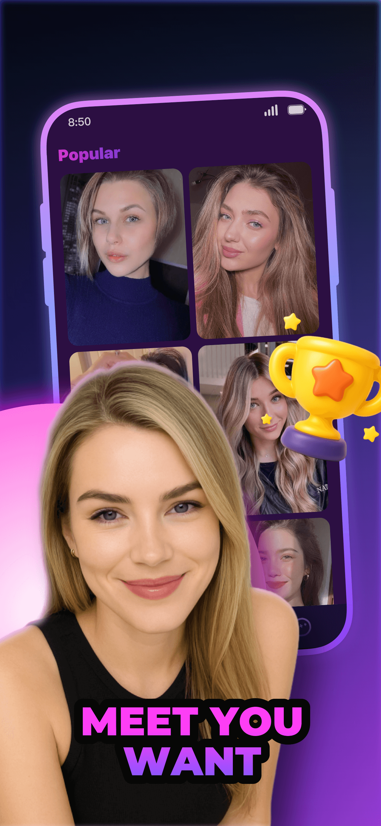 2U - Joy and meet App Screenshot 2